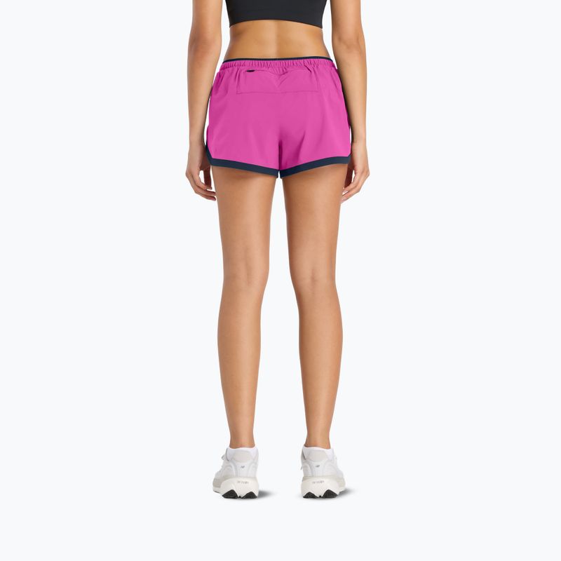 Pantaloncini da running da donna New Balance Run Essentials 3" pink heat 9