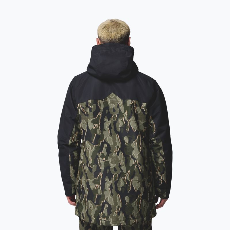 Giacca da snowboard uomo Columbia Coreshot Print greenscape treebark print/black 3