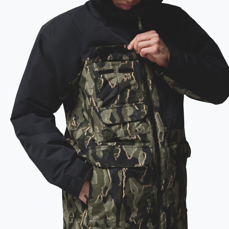 Giacca da snowboard uomo Columbia Coreshot Print greenscape treebark print/black 6