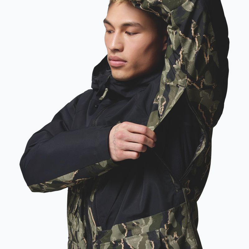 Giacca da snowboard uomo Columbia Coreshot Print greenscape treebark print/black 8