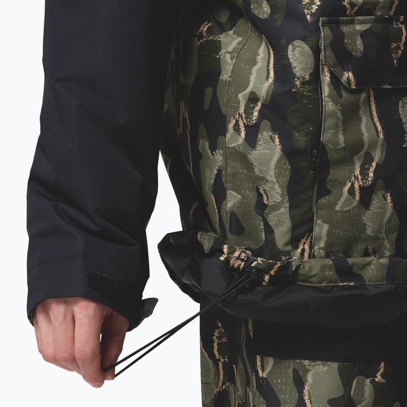 Giacca da snowboard uomo Columbia Coreshot Print greenscape treebark print/black 11