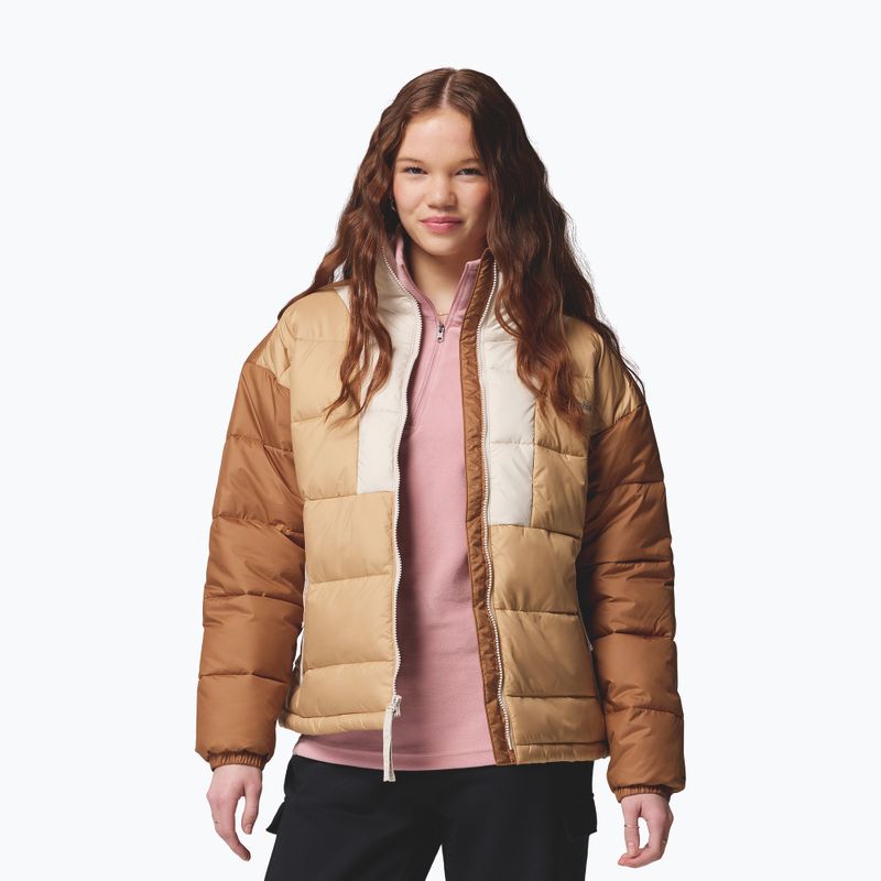Giacca imbottita da donna Columbia Pike Lake canoe/camel brown/dark stone 5