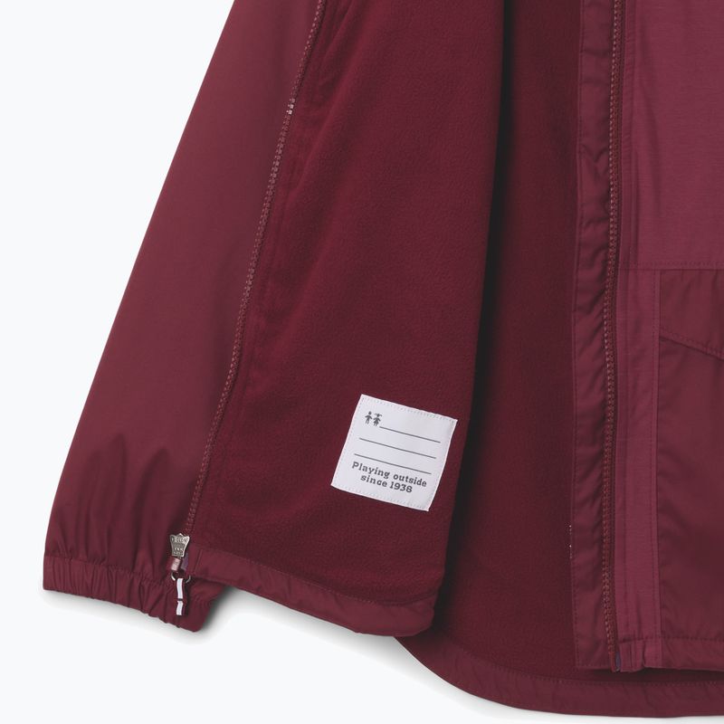 Giacca antipioggia per bambini Columbia Rainy Trails II Fleece rich wine 3