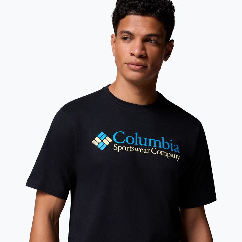 T-shirt uomo Columbia CSC Basic logo black/csc retro logo 5