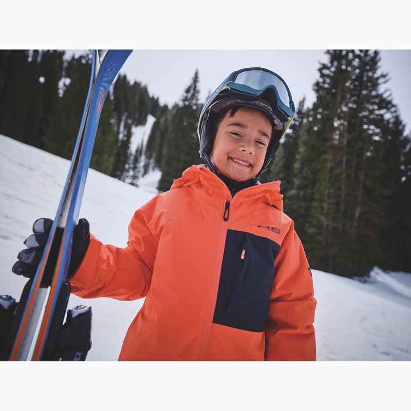Giacca da sci per bambini Columbia Holcomb Grove zing/black 5