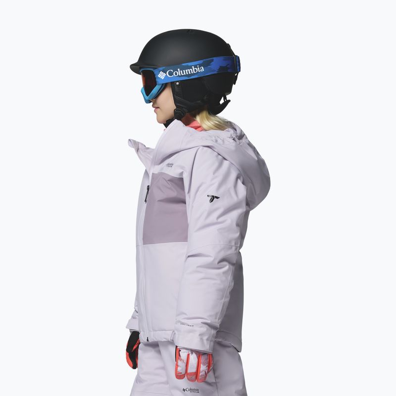 Giacca da sci per bambini Columbia Holcomb Grove lavender pearl/shale purple 4