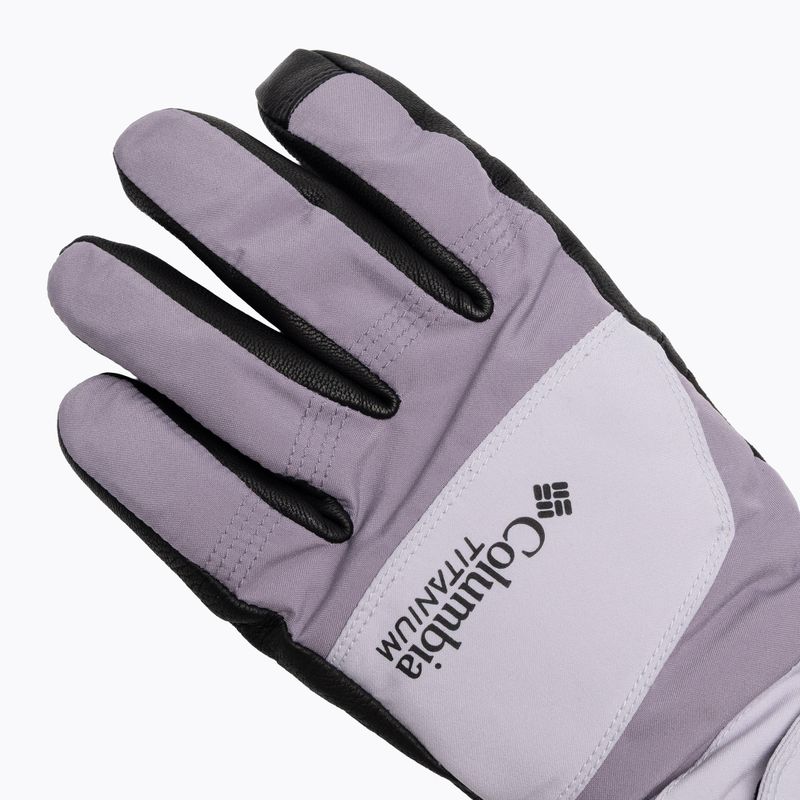 Guanti da trekking donna Columbia PowBound lavender pearl/shale purple/black 4