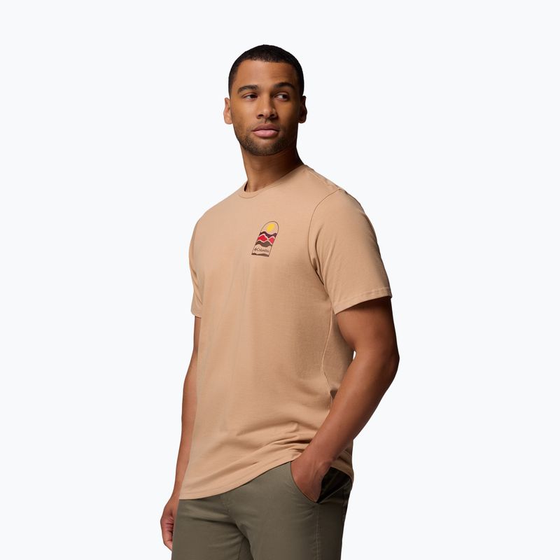 T-shirt da trekking uomo Columbia Explorers Canyon Back canoe/get hiked 4