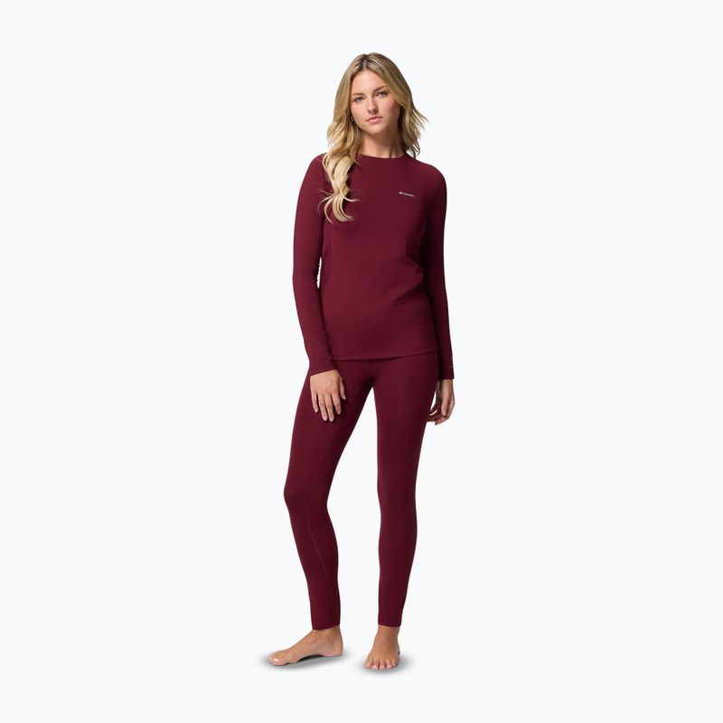 Pantaloni termici da donna Columbia Midweight Stretch rich wine 2