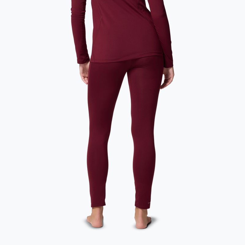 Pantaloni termici da donna Columbia Midweight Stretch rich wine 3