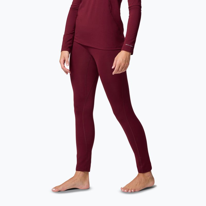 Pantaloni termici da donna Columbia Midweight Stretch rich wine 4