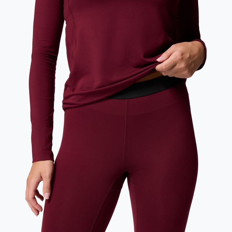 Pantaloni termici da donna Columbia Midweight Stretch rich wine 5