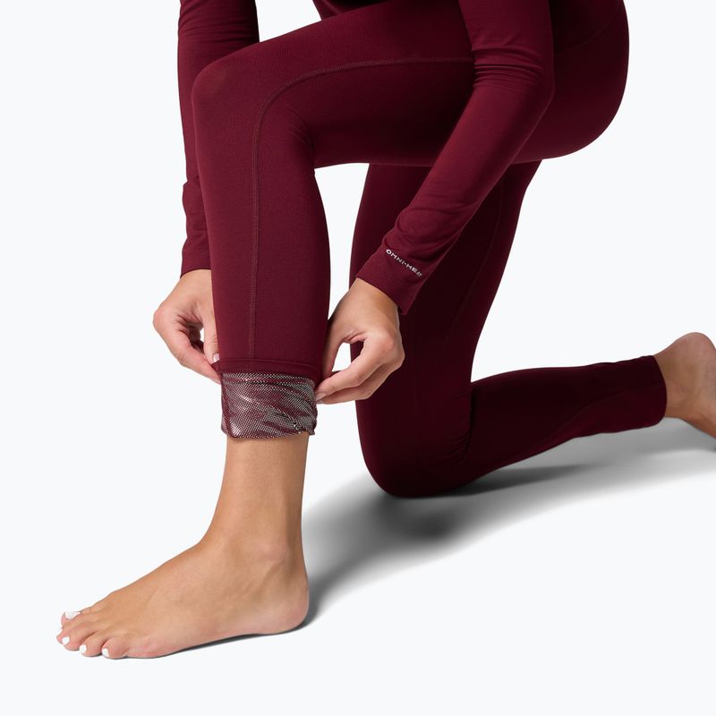 Pantaloni termici da donna Columbia Midweight Stretch rich wine 7