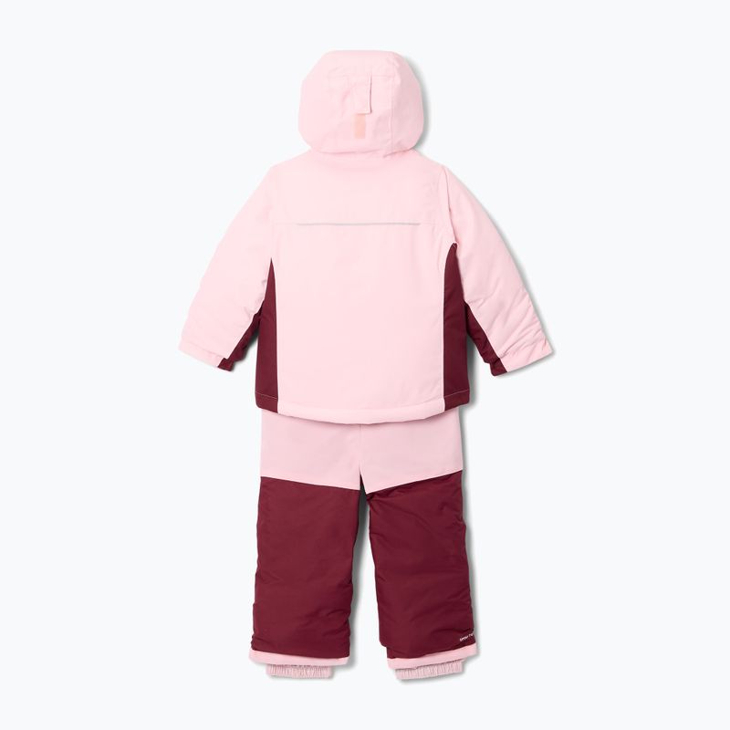 Set da sci per bambini Columbia Buga IIi Set satin pink/rich wine 2