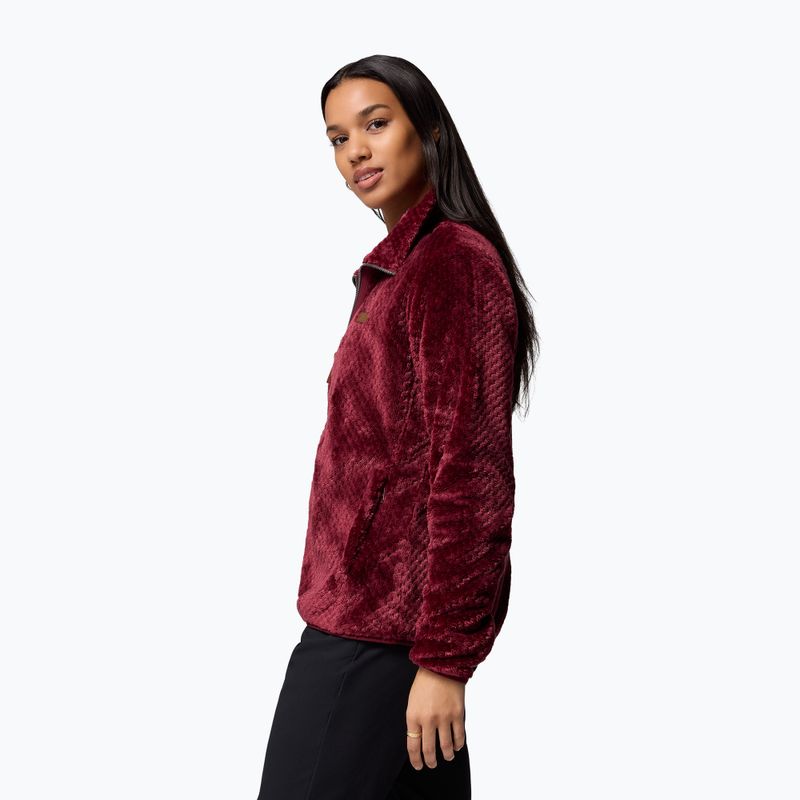 Felpa da donna Columbia Fire Side II Sherpa Full Zip rich wine 5
