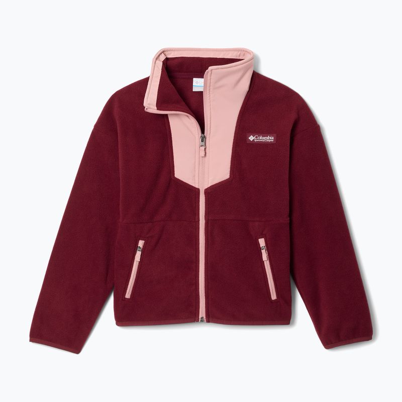 Giacca in pile per bambini Columbia Sequoia Grove Full Zip Fleece rich wine/eraser pink