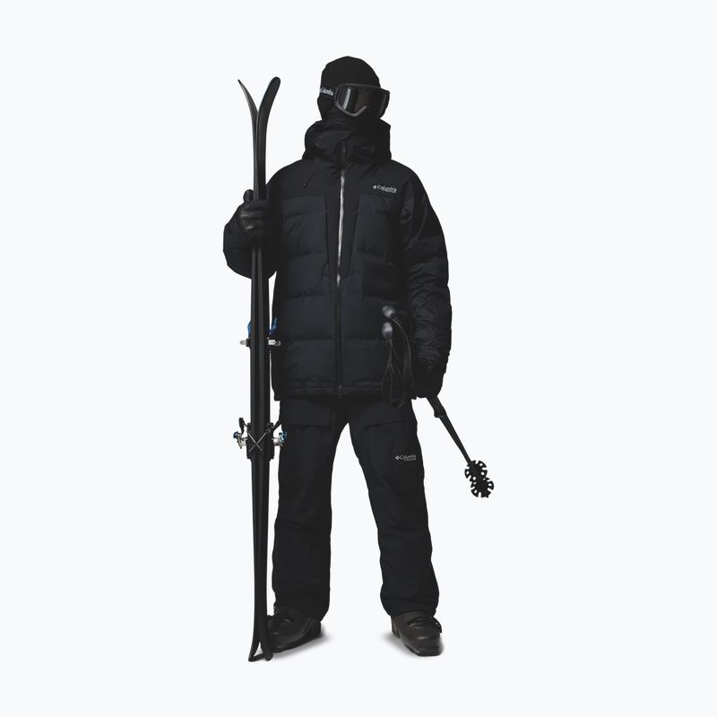 Giacca da sci da uomo Columbia Glacier Ridge Down black 2