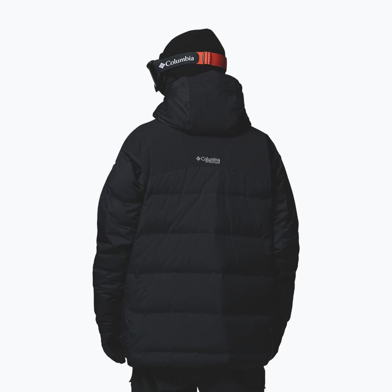 Giacca da sci da uomo Columbia Glacier Ridge Down black 3