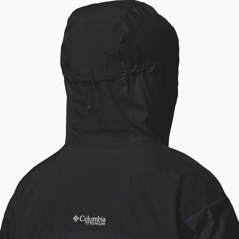 Giacca da sci da uomo Columbia Glacier Ridge Down black 7
