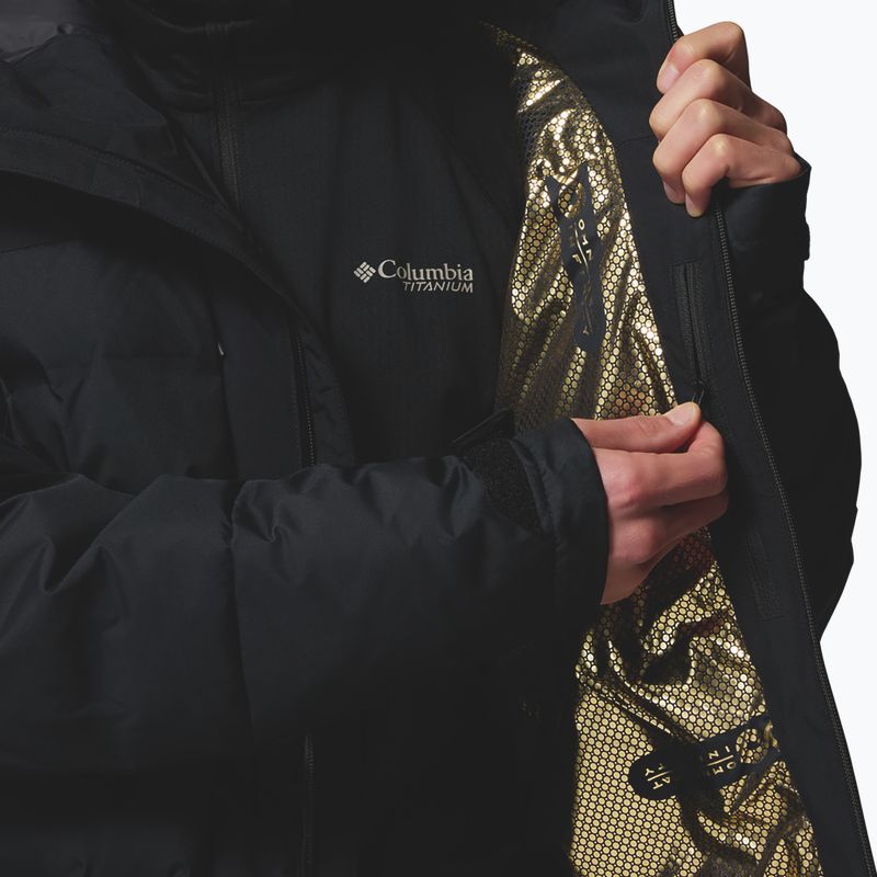 Giacca da sci da uomo Columbia Glacier Ridge Down black 10