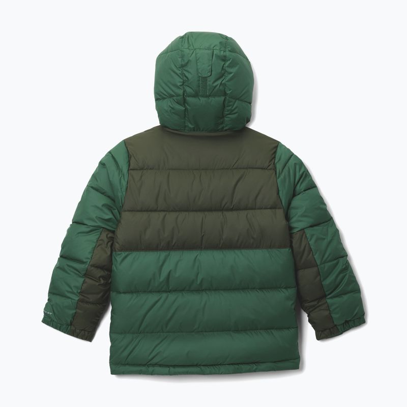 Giacca imbottita per bambini Columbia Pike Lake II Hooded Rain Forest/Greenscape 2