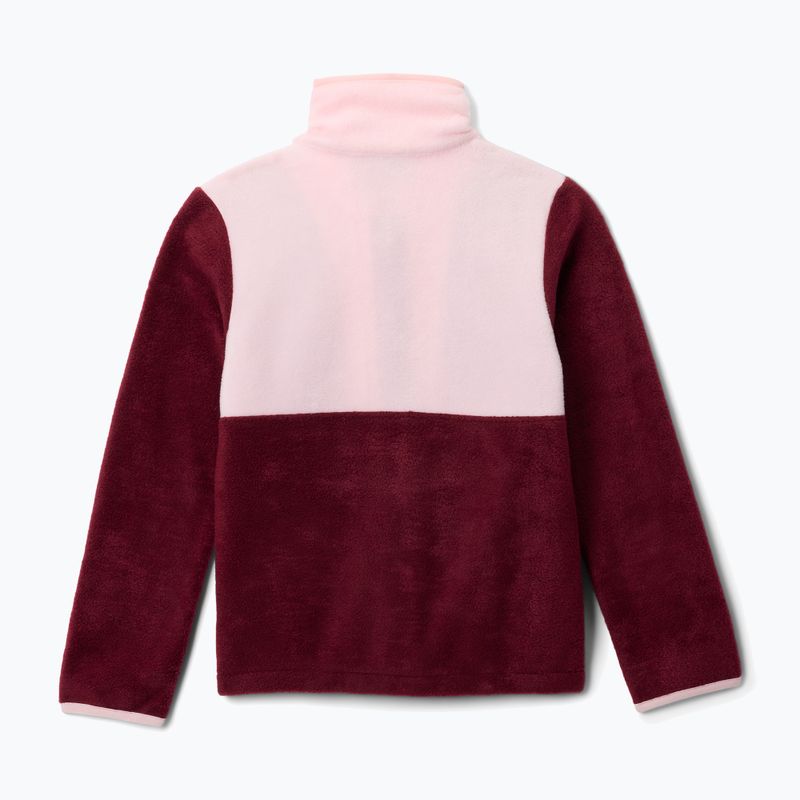 Felpa da uomo Columbia Back Bowl II Full Zip rich wine/satin pink 2