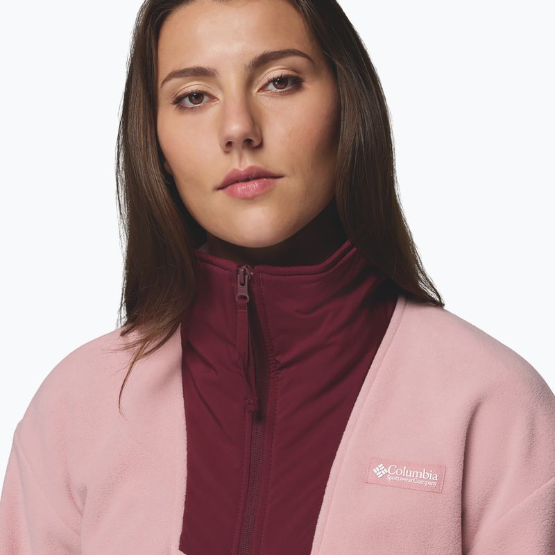 Felpa da donna Columbia Sequoia Grove Full Zip eraser pink/rich wine 6