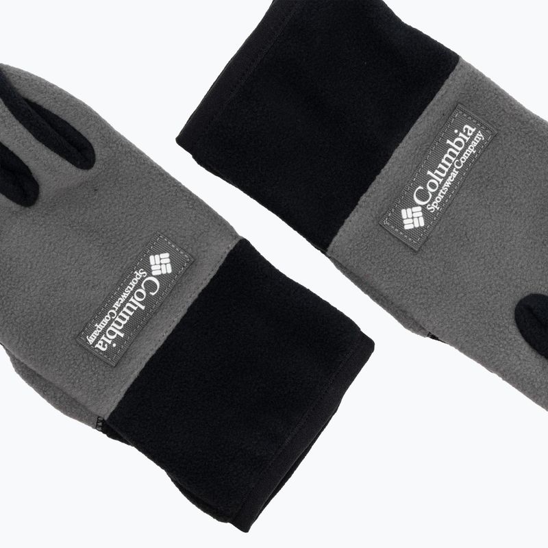 Guanti da trekking uomo Columbia Sequoia Grove city grey/black 5