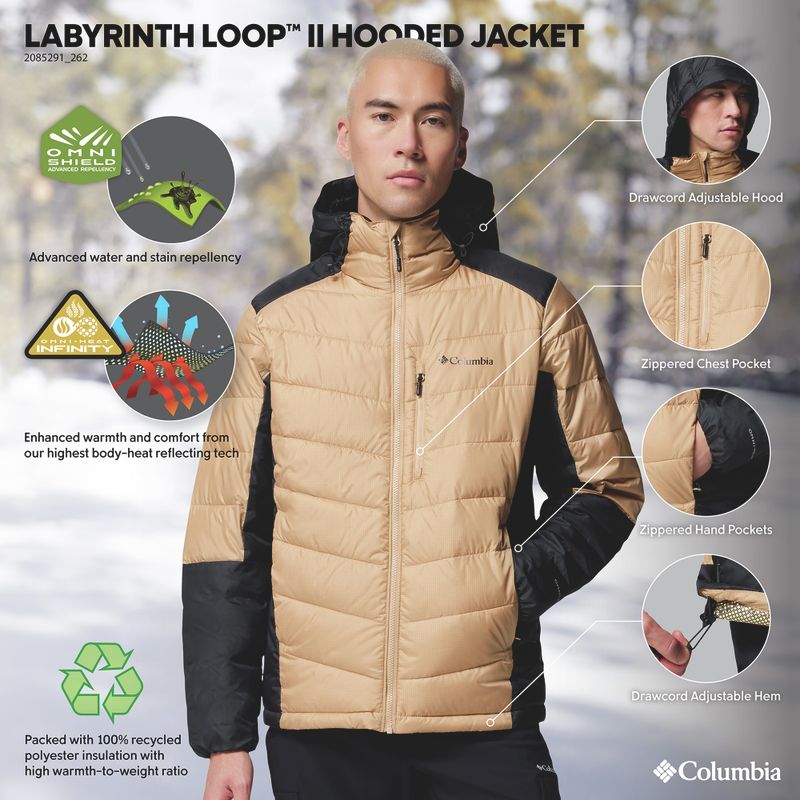 Giacca da uomo Columbia Labyrinth Loop II Hooded 11