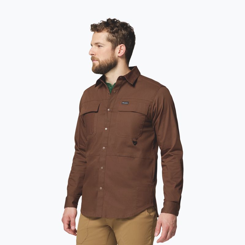Camicia da uomo Columbia Landroamer Twill tobacco 4