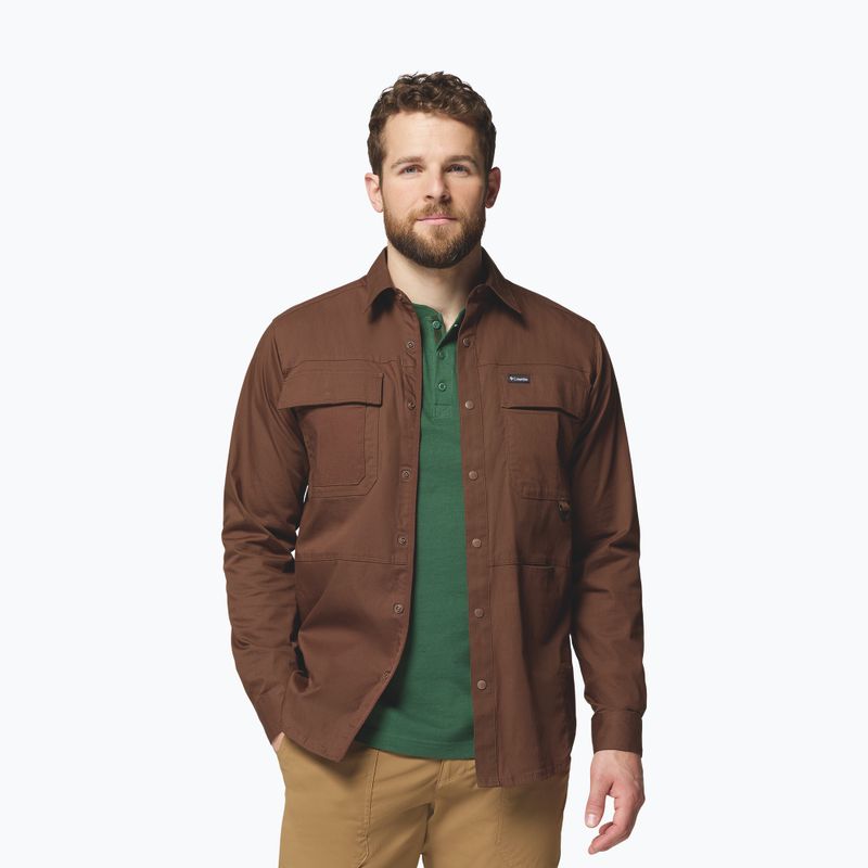 Camicia da uomo Columbia Landroamer Twill tobacco 5