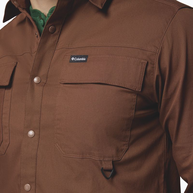 Camicia da uomo Columbia Landroamer Twill tobacco 7
