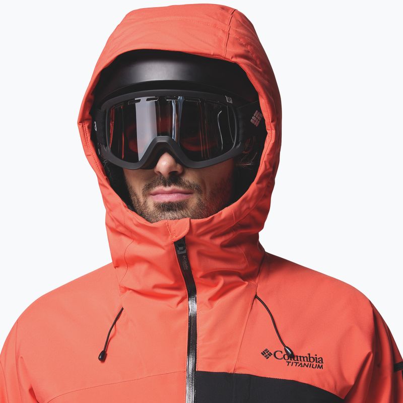 Giacca da sci uomo Columbia Winter District III zing/black 5