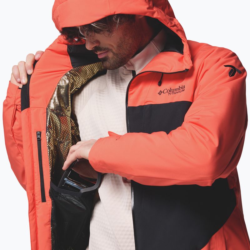 Giacca da sci uomo Columbia Winter District III zing/black 11