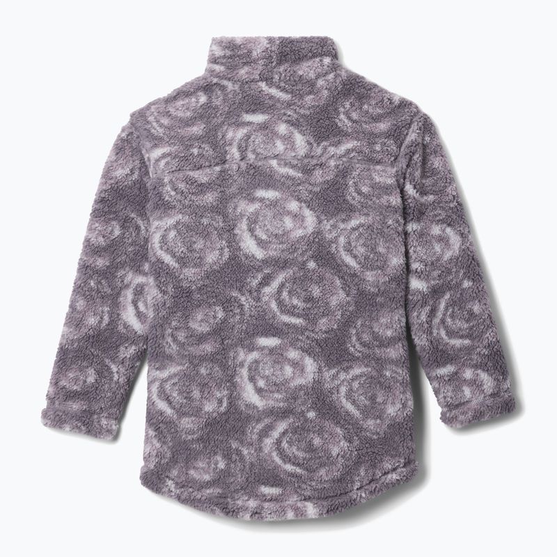 Felpa bambino Columbia West Bend Printed FZ shale purple rosecity 2