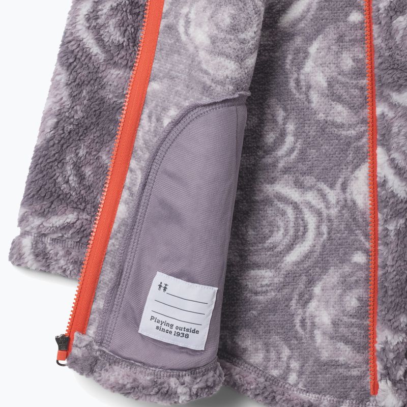 Felpa bambino Columbia West Bend Printed FZ shale purple rosecity 3