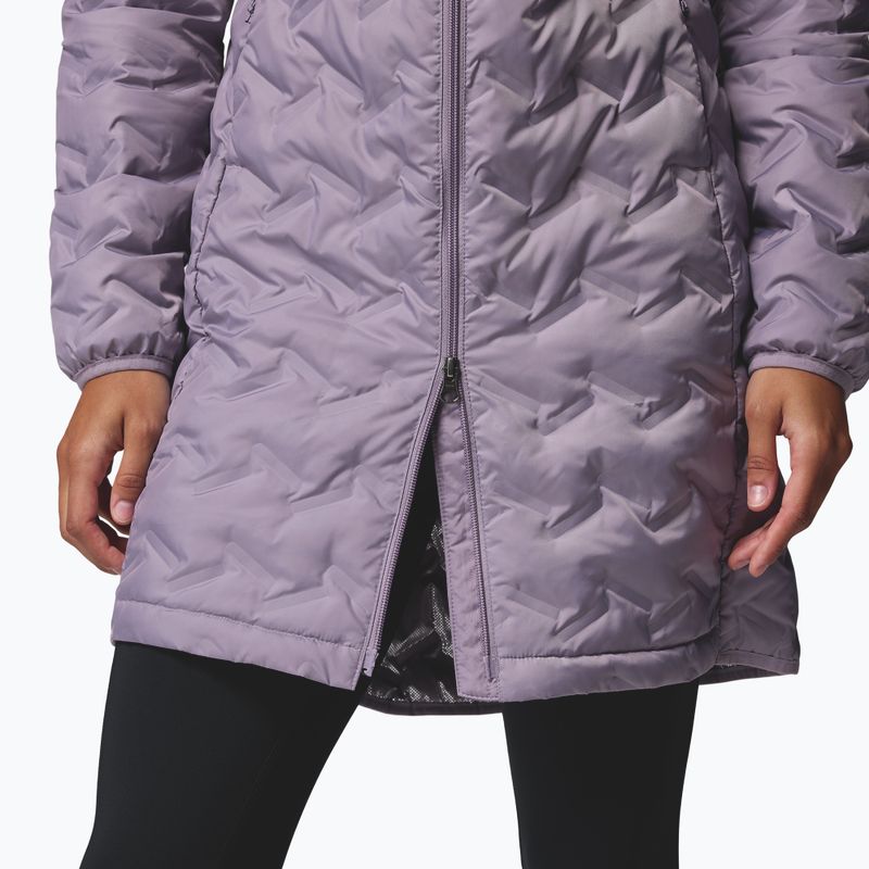 Piumino da donna Columbia Delta Ridge II Long Down shale purple 7