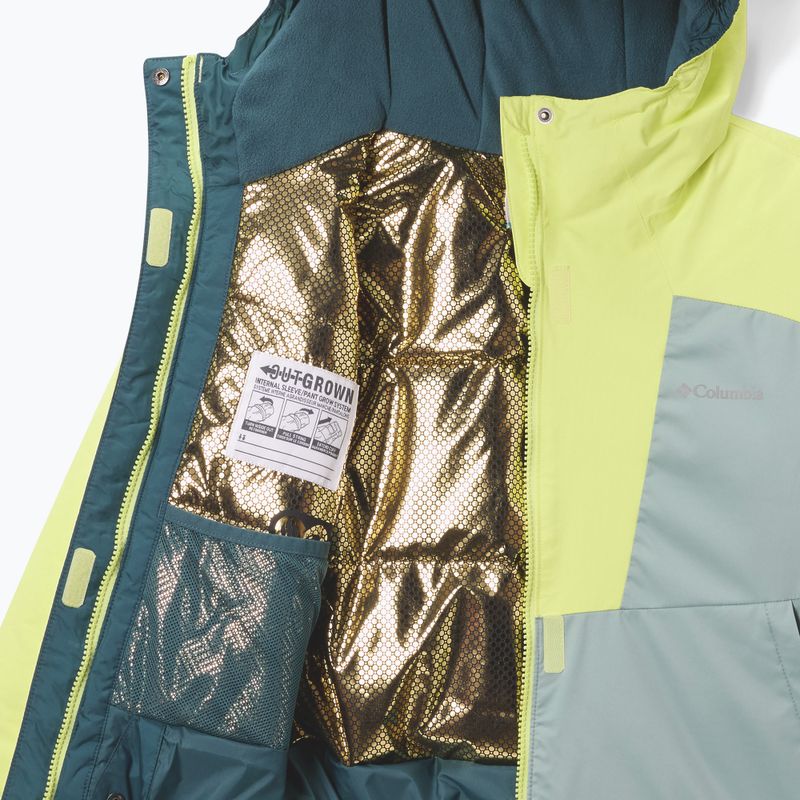 Giacca da sci per bambini Columbia Mighty Mogul III crushed blue/neon light 3