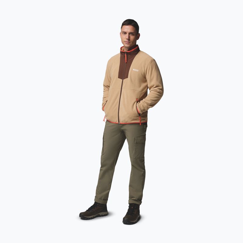 Felpa da uomo Columbia Sequoia Grove FZ Fleece canoe/tobacco 2