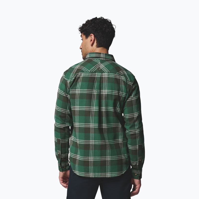 Camicia da uomo Columbia Flare Gun Stretch Flannel Rain Forest Trails Edge Plaid 3