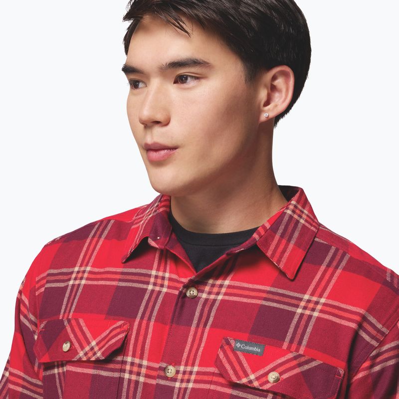 Camicia da uomo Columbia Flare Gun Stretch Flannel mtn red trails edge plaid 6