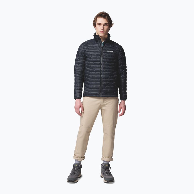 Giacca ibrida da uomo Columbia Powder Pass Hybrid nera 2