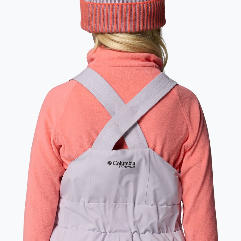 Salopette da sci per bambini Columbia Holcomb Grove Bib lavender pearl 7
