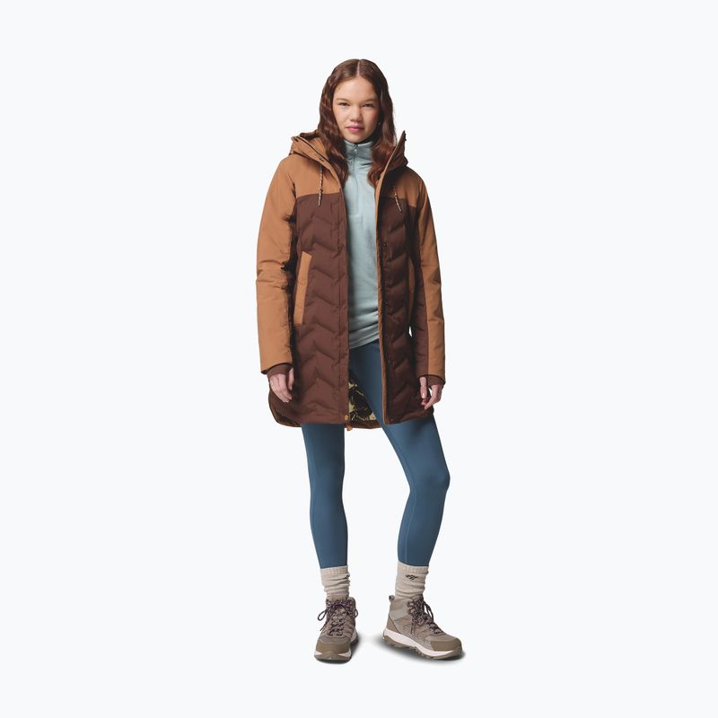 Piumino donna Columbia Mountain Croo III Mid Down tobacco/camel brown 2
