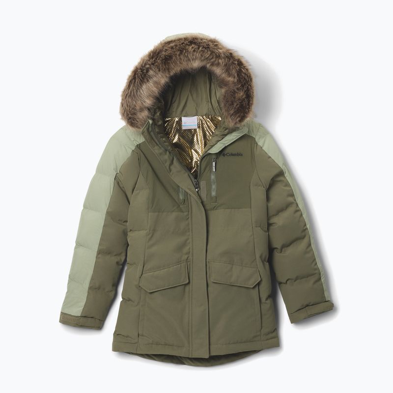 Giacca imbottita bambina Columbia Girl's Marquam Peak Fusion II stone green/safari