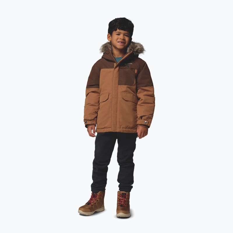 Giacca imbottita per bambini Columbia Nordic Strider II camel brown/tobacco 2