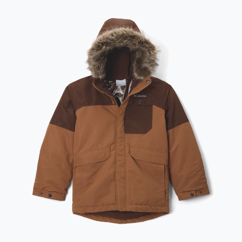 Giacca imbottita per bambini Columbia Nordic Strider II camel brown/tobacco 8