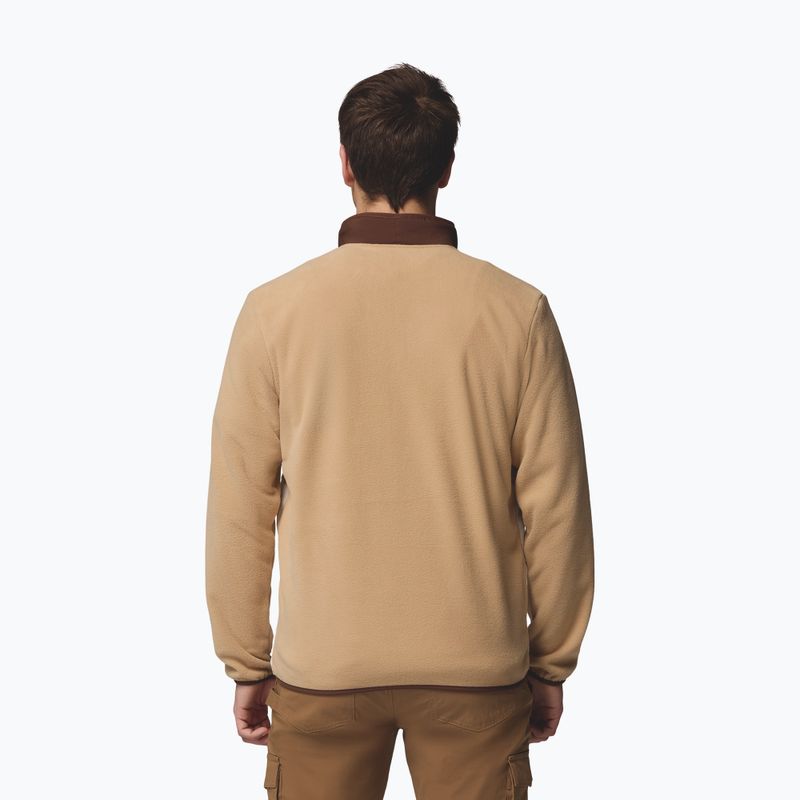Felpa uomo Columbia Sequoia Grove Half Zip Fleece canoe/dark stone/tobacco 3