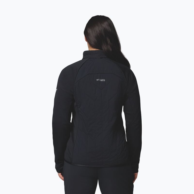 Giacca ibrida da donna Columbia Arctic Crest Hybrid Full Zip black 3