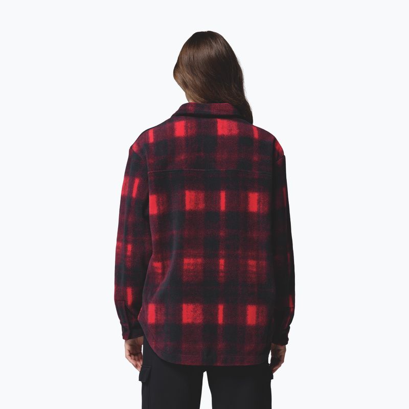 Camicia da donna Columbia Benton Springs mountain red ombre tonal 3
